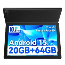 Android 15 Tablet 20GB RAM 64GB ROM Dual band 2.4G 5G Wifi 5MP 8MP Camera Google