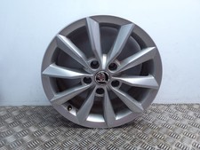 SKODA OCTAVIA SILVER 16" MINORIS ALLOY WHEEL RIM 5E0601025B