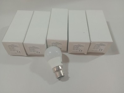 5x B22 4W =40W LED Golfball Glühbirne Lampen kaltweiß matt Restposten