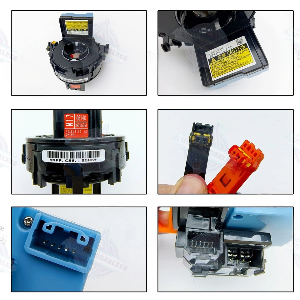 NEW 84307-30090 Clock Spring/Angle Sensor For Lexus GX460 RX350 Toyota 4Runner Foto 3 de 4