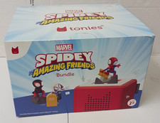 NEW SEALED Tonies Marvel Toniebox Audio Player Bundle with Spidey and Friends