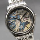 CLA'd [N MINT] Vintage SEIKO Lord Matic 5606-7071 LM 37mm UKIYOE AT Men's Watch