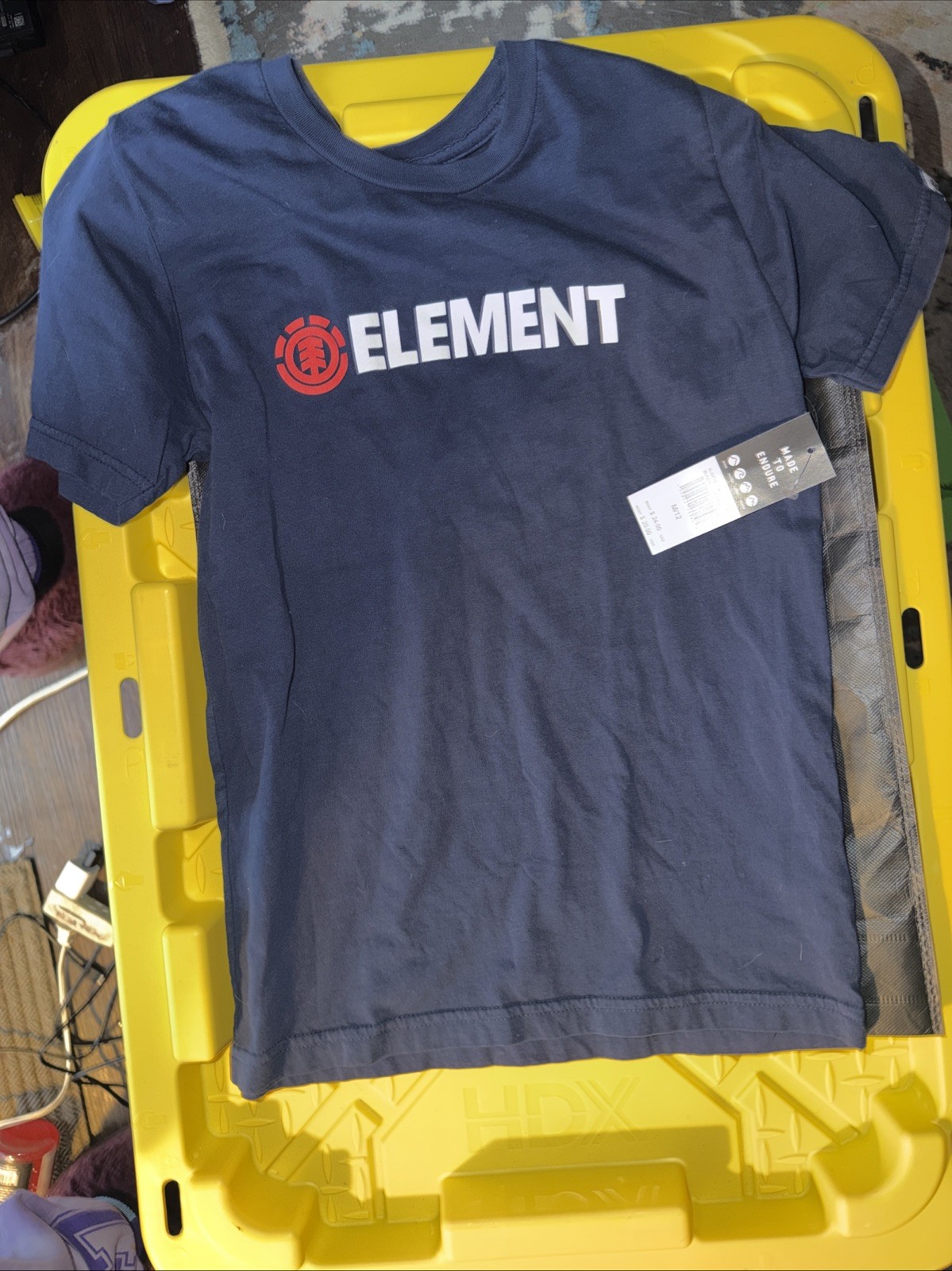 Element Skateboarding Youth Tshirt Size Medium