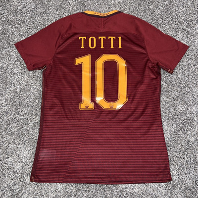 ASローマ トッティ Totti アウェイ 16/17 M Nike 2016-17 Roma Away Shirt Totti #10 - 5/10 - (S)
