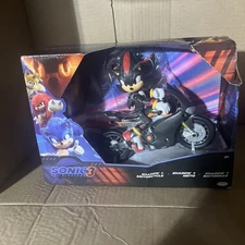 Jakks Pacific Sonic The Hedgehog 3 Shadow & Motorcycle Bike 5" Action Figure A3