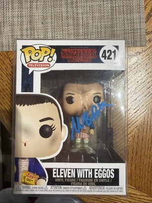 Millie Bobby Brown Signed Stranger Things Eleven with Eggos Funko Pop 421