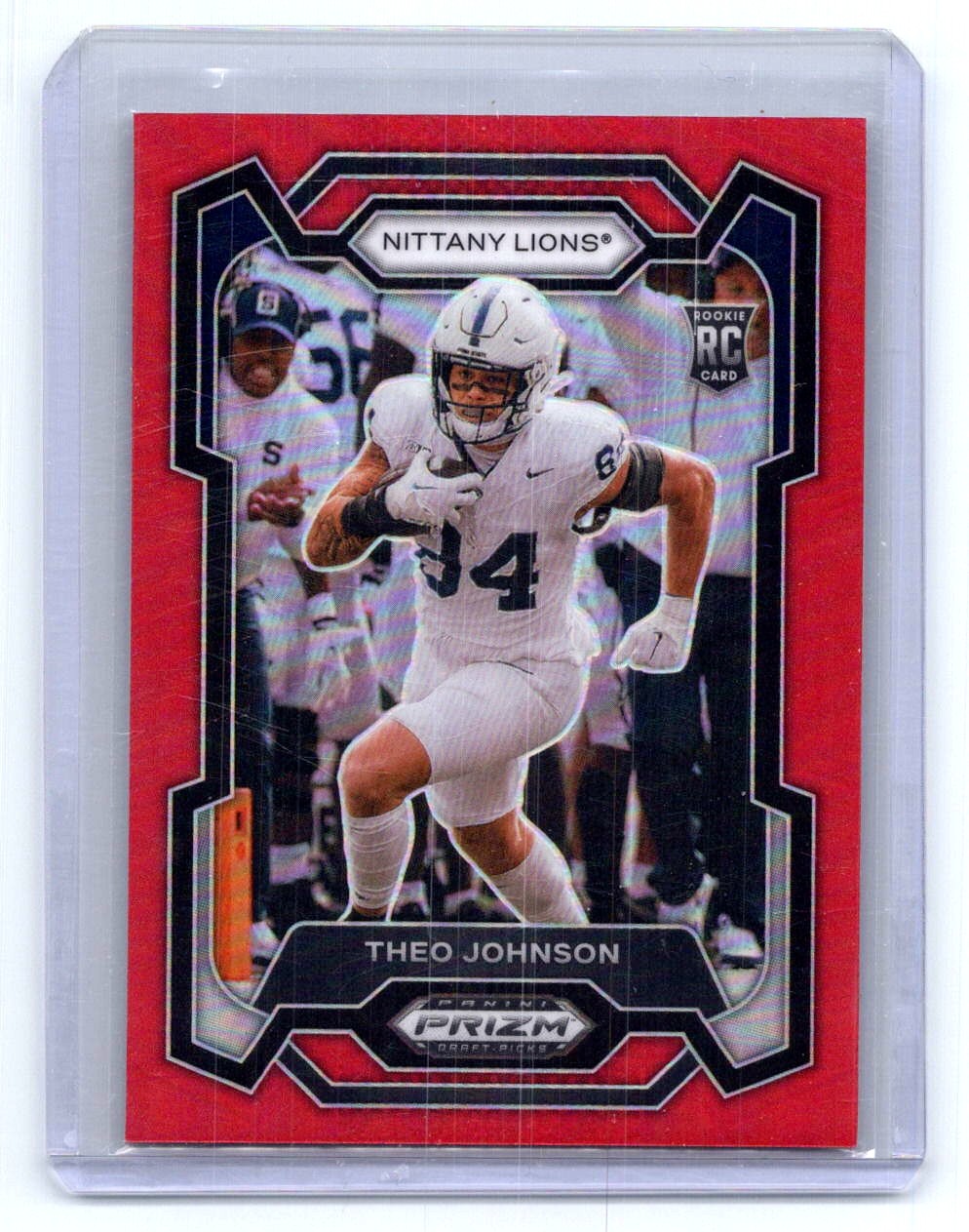 2024 Panini Prizm Draft Picks #150 Theo Johnson Red #/299