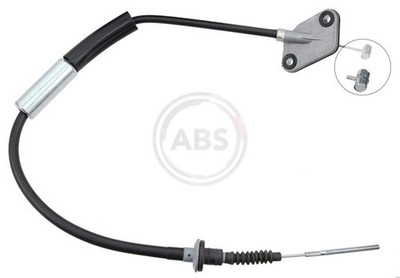 A.B.S. Kupplungsseil Kupplungszug K27004 für CHEVROLET SPARK M300 LPG