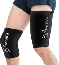 TheraICE Knee Ice Pack Wrap Compression Sleeve Gel Cold Brace XL Meniscus ACL 1