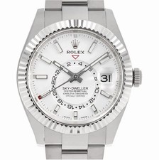Rolex Sky-Dweller Weißes Zifferblatt Herrenu...