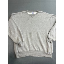 Vintage Russell Athletic Sweatshirt XXL Gray Made in USA Crewneck Pullover