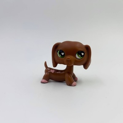 LPS Littlest Pet Shop Valentines Day Dachshund #556 Kitten Cat