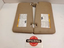 Tan Set Driver Passenger Sun Visors NON-Sunroof 07-12 VERSA Hatchback 946637