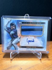 Topps 2024 Inception Curtis Mead Rays Inception Auto Patch RC APC-CME /200