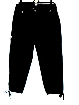 PANTALON NOIR FEMME COTON KIABI STYLE CARGO TAILLE 42 NEUF S/ETIQUETTE!!! - Photo 1/4