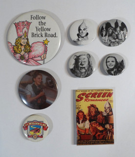 Lot of Wizard of Oz Pins & Magnet
