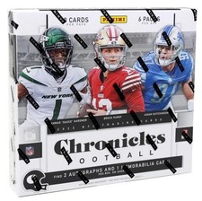 2022 PANINI CHRONICLES FOOTBALL HOBBY BOX - IN HAND SHIPS FAST!!