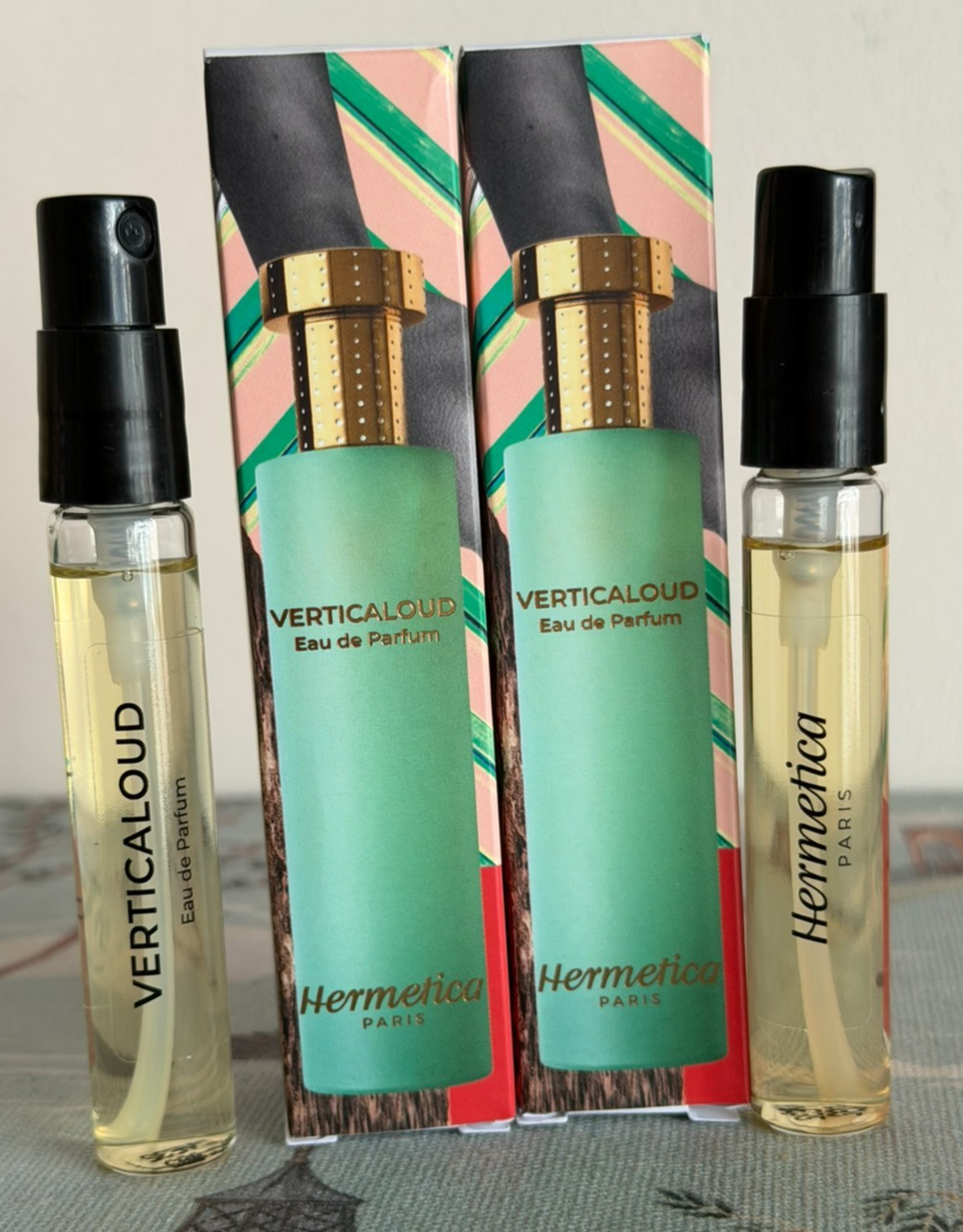 Hermetica Verticaloud Eau de Parfum 20ml (2x10ml) Mini Size Niche EDP Worth £44