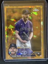 2023 Topps Chrome Sapphire Edition #517 Chad Kuhl Gold #/50