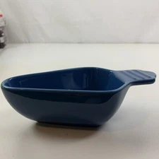 Vintage Ceramic Measuring Scoop, Blue, The Cellar For Macys. M