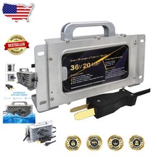 Heavy Duty 36V 20A Golf Cart Battery Charger Waterproof Portable