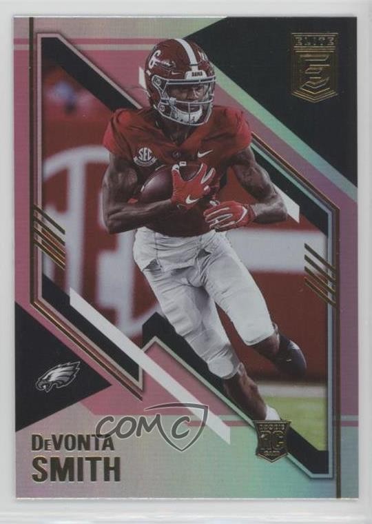 2021 Panini Donruss Elite Rookies Pink DeVonta Smith #120 f1i