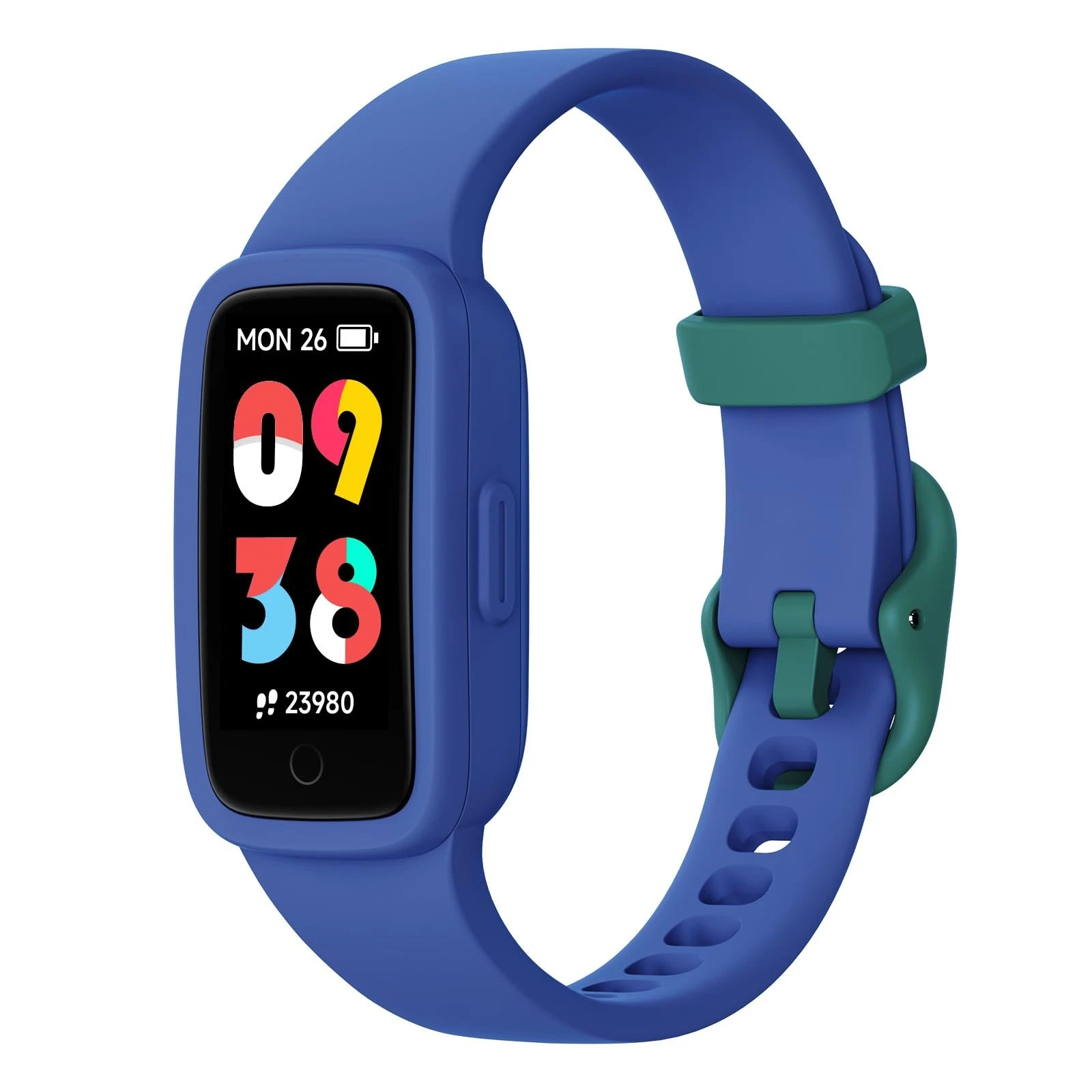 BIGGERFIVE Vigor 3 Kids Fitness Tracker Watch, AMOLED Kindergröße, Blue