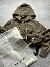 BNWT RICK OWENS DRKSHDW JASON DUST ZIP HOODIE OPIUM RARE HYPE MENS SIZE L