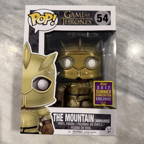 Funko POP! Game Of Thrones: The Mountain (Armoured) #54 2017 SDCC Exclusive