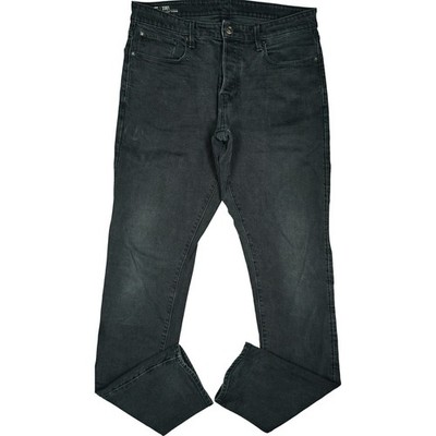 G-STAR W36 L36 Jeans Hose grau Herren RAW 3301 Stretch Straight Tapered long 52