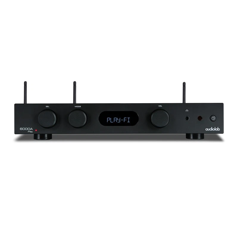 Streaming-Vollverstärker, DTS, MM-Phono, Audiolab 6000A Play Alu-Schwarz,WIE NEU - Bild 2 von 2