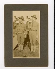 Vintage Photo WWI Era US Army Soldiers Buglers Uniform at military camp
