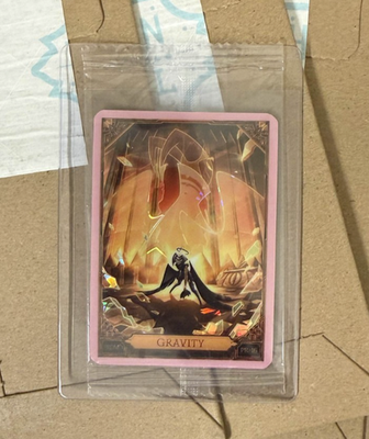 Hazbin Hotel Trading Cards Gravity Cracked Ice Promo Card PR-16 | eBay