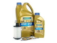 Motor Oil Change Kit - Compatible with 2017-18 Jaguar F-Pace - 3.0L - 0w20