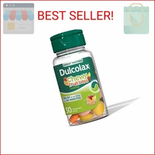 Dulcolax Saline Laxative Chewy Fruit Bites, Fast Acting Laxative & Gentle Consti