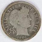 1901 O Barber Dime