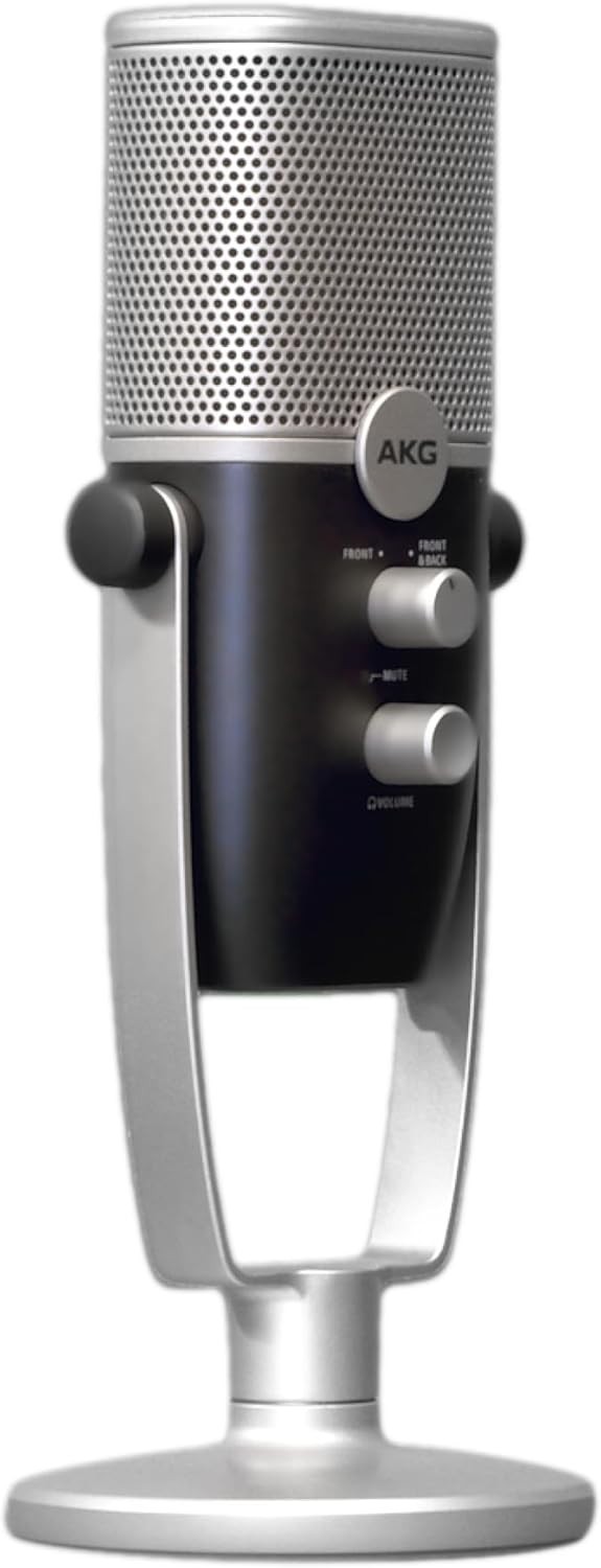 Microphone USB-C AKG Ara podcast streaming double mode 24bit haute résolution