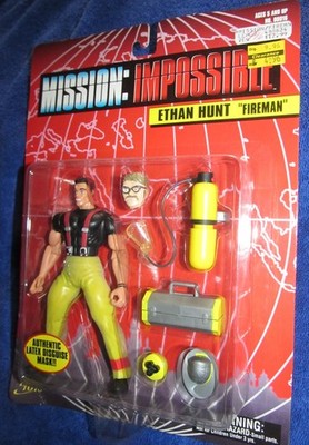 1996 Tradewinds Toys Mission: Impossible Ethan Hawk ''FIREMAN'' Action Figure NEW