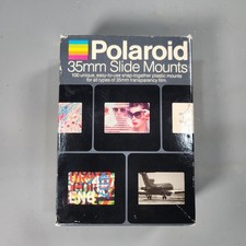 Vintage Polaroid 35mm Plastic Slide Mounts Box of 100 Snap-Together Sealed