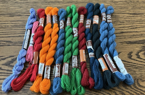11 Skeins DMC Broder Medicis Laine Tapisserie Wool Embroidery Thread Floss