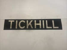 Tickhill - North Midlands April 1981 Bus Destination Blind 31”