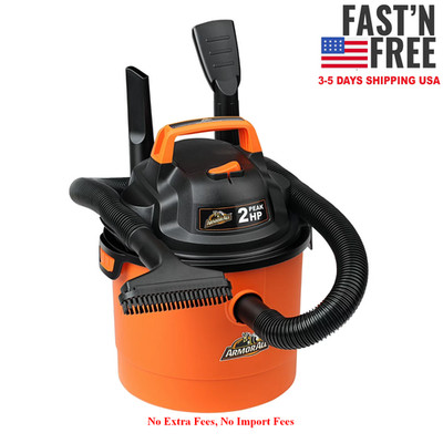 Armor All 2.5 Gallon 2 Peak HP Wet Dry Vacuum,VOM205P 0901, Free ship, NEW USA