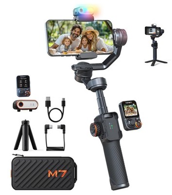 Smartphone Gimbal Stabilizer 3 Axis Magnetic AI Tracker hohem iSteady M7 iPhone