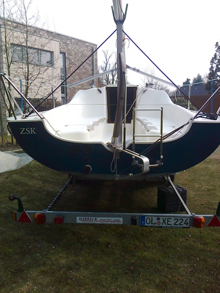 Segelboot Jeanneau Sun 2000 mit E Motor u. Trailer - Bild 3 von 4