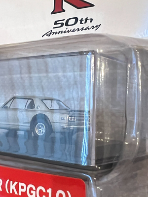 Nissan Skyline 2000 GT-R ミニカー 1/64 スケール 1/64 Nissan Skyline 2000 GT-R (KPGC10) 1969 Silver Diecast