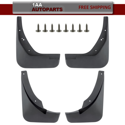 For 2009-12 Audi A4 Sedan 1.8L/2.0L Mud Flaps MudFlaps Splash Guard Front & Rear