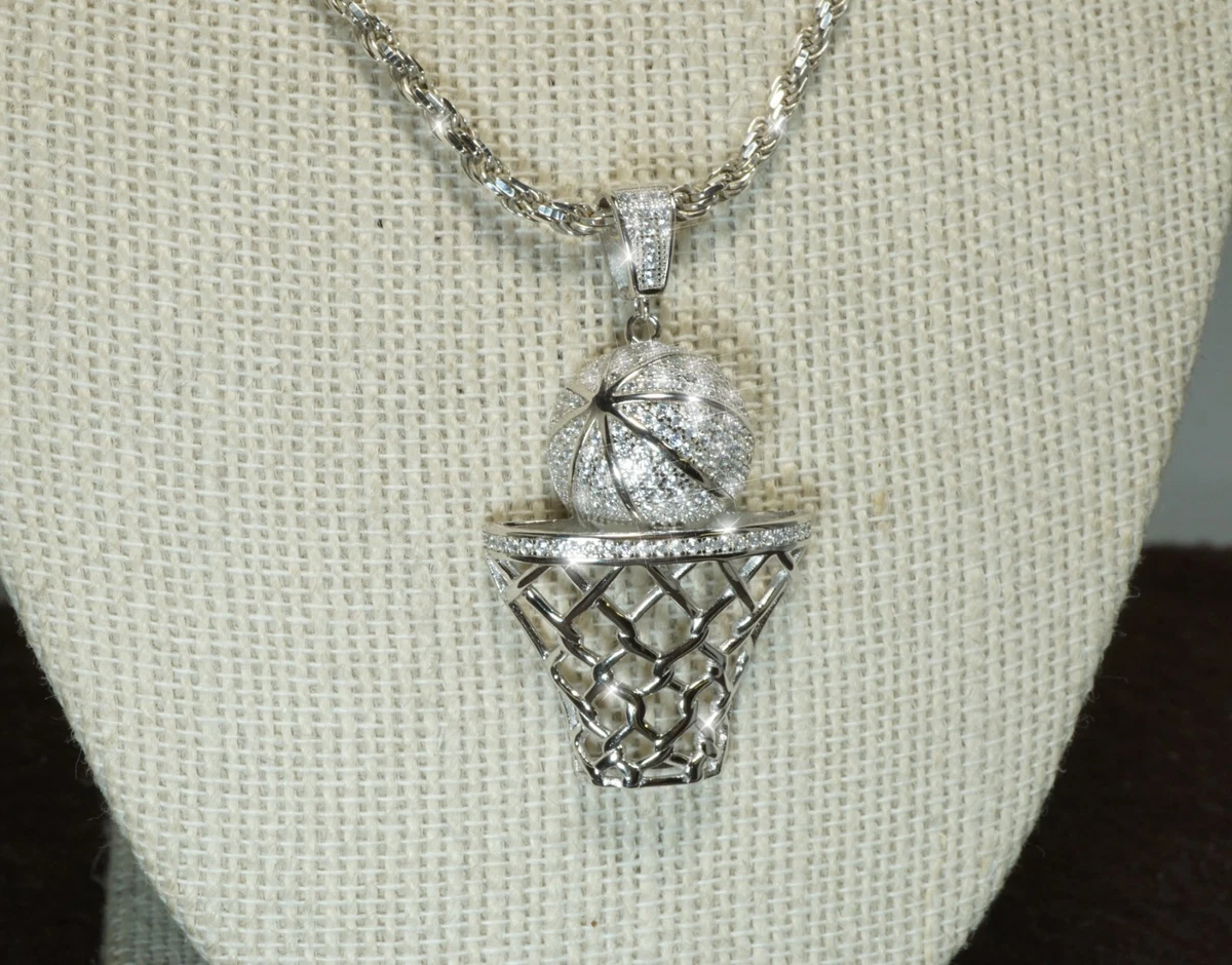 Basketball necklace hotsell ebay