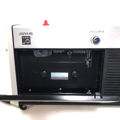 Vintage Sharp RD-406 IC Cassette Tape Recorder w/ Original Box