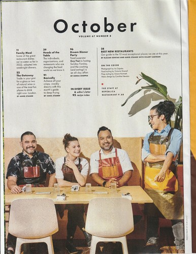 BON APPETIT MAGAZINE THE GRILLING ISSUE AUGUST, SEPTEMBER, OCTOBER 2022 - Picture 2 of 6