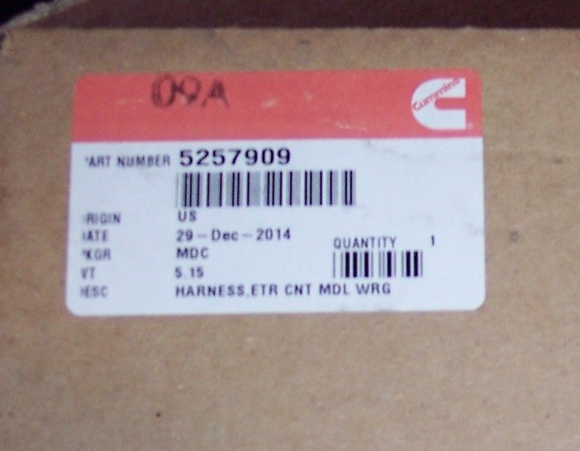 Cummins Harness Etr Cnt Mdl Wrg Wiring Diesel For Sale Online Ebay
